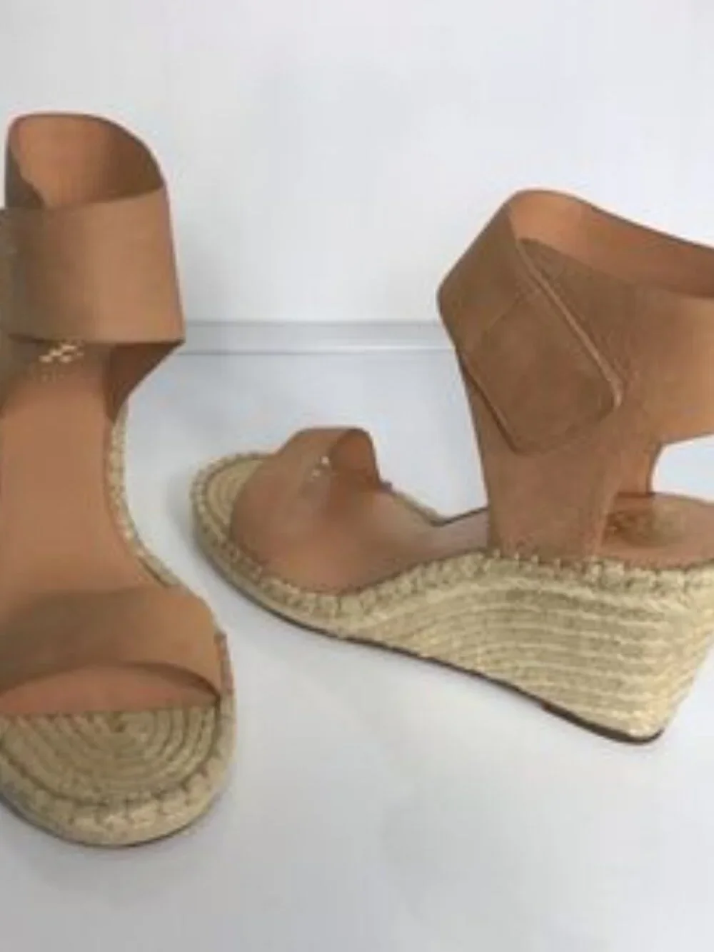 Vince Camuto Levista Leather Ankle Strap Espadrill